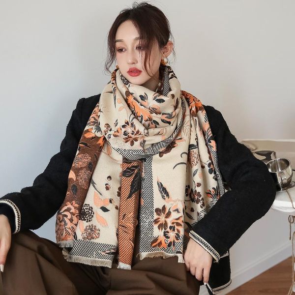 scarves 2021 fashion floral print scarf women warmer winter cashmere pashmina shawls female thick blanket wraps foulard ladies, Blue;gray
scarves 2021 fashion floral print scarf women warmer winter cashmere pashmina shawls female thick blanket wraps foulard ladies, Blue;gray