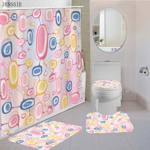 shower curtains 3d solid geometric cell structure waterproof curtain set bathroom decor with non-slip rug toilet lid cover bath mat
shower curtains 3d solid geometric cell structure waterproof curtain set bathroom decor with non-slip rug toilet lid cover bath mat