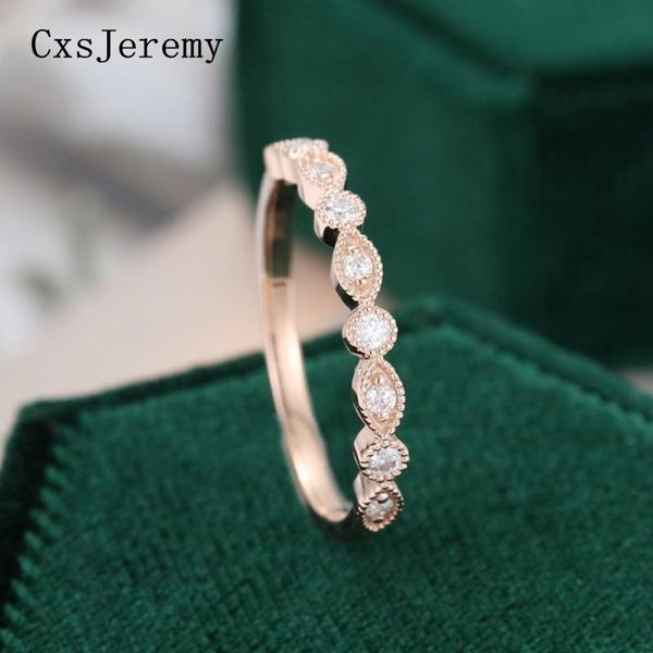 cluster rings cxsjeremy 14k 585 rose gold wedding band vintage half eternity moissanite engagement ring stackable diamond bride gift, Golden;silver
cluster rings cxsjeremy 14k 585 rose gold wedding band vintage half eternity moissanite engagement ring stackable diamond bride gift, Golden;silver