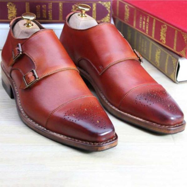 dress shoes sipriks italian handmade goodyear welted for men double monk strap red brown formal tuxedo suits wedding shoe, Black
dress shoes sipriks italian handmade goodyear welted for men double monk strap red brown formal tuxedo suits wedding shoe, Black