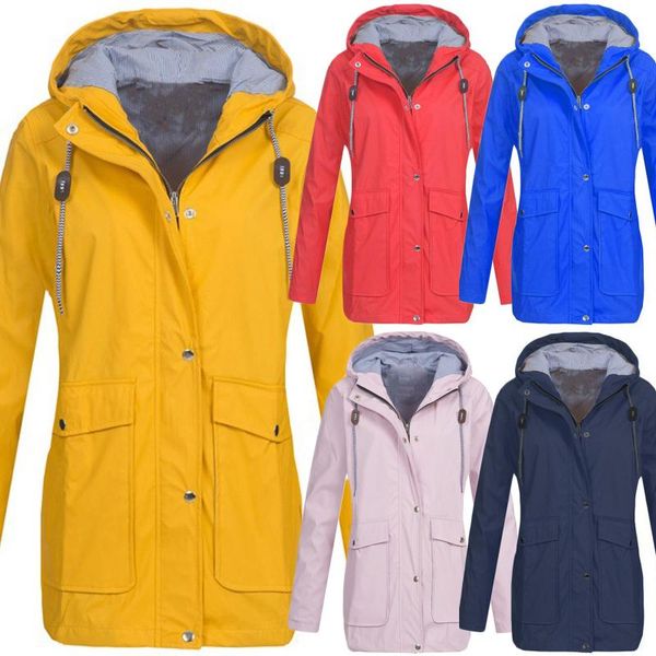 women's trench coats fashion women solid colors long sleeve rain outdoor windbreaker zipper hooded raincoat windproof jacket coat outwe, Tan;black
women's trench coats fashion women solid colors long sleeve rain outdoor windbreaker zipper hooded raincoat windproof jacket coat outwe, Tan;black