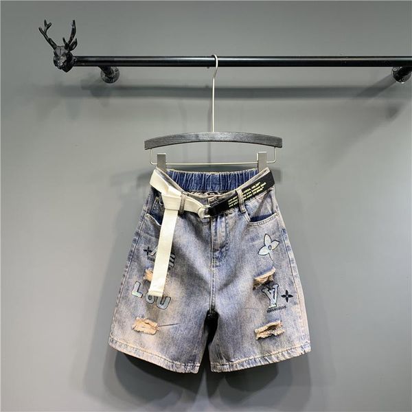 women's jeans short female high-waist femme summer women pocket hole bleached dm001, Blue
women's jeans short female high-waist femme summer women pocket hole bleached dm001, Blue