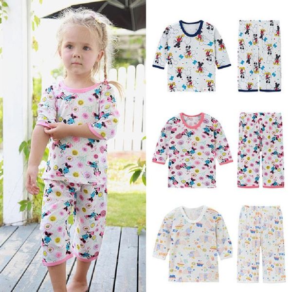 boys children's mesh three-quarter sleeve suit cotton baby girls thin summer pajamas home clothes parent-child cartoon 2pcs sets clothi, White
boys children's mesh three-quarter sleeve suit cotton baby girls thin summer pajamas home clothes parent-child cartoon 2pcs sets clothi, White