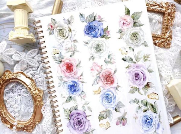 gift wrap romantic rose pet tape for card making journal diy scrapbooking label sticker
gift wrap romantic rose pet tape for card making journal diy scrapbooking label sticker