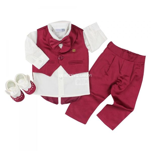 clothing sets boy suit,baby outfit,baby special day costume and shoes set,christening costume,circumcision costume,baby tuxedo with, White
clothing sets boy suit,baby outfit,baby special day costume and shoes set,christening costume,circumcision costume,baby tuxedo with, White