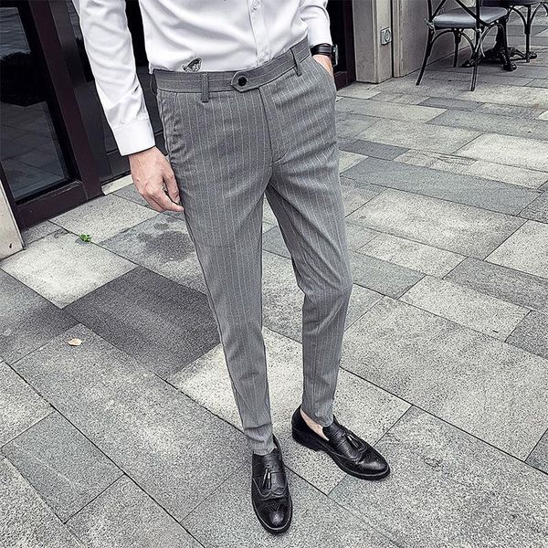 office trousers men pantalon costume homme spring dress pants for pantalones hombre 2021 striped pant man men's suits & blazers, White;black
office trousers men pantalon costume homme spring dress pants for pantalones hombre 2021 striped pant man men's suits & blazers, White;black