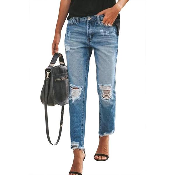 women's jeans hole ripped for women pants cool denim vintage skinny push up high waist casual ladies slim calca, Blue
women's jeans hole ripped for women pants cool denim vintage skinny push up high waist casual ladies slim calca, Blue