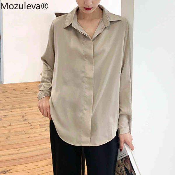 elegant turn-down collar ladies satin shirts women fashion single-breasted loose blouses blusas mujer 210427, White
elegant turn-down collar ladies satin shirts women fashion single-breasted loose blouses blusas mujer 210427, White