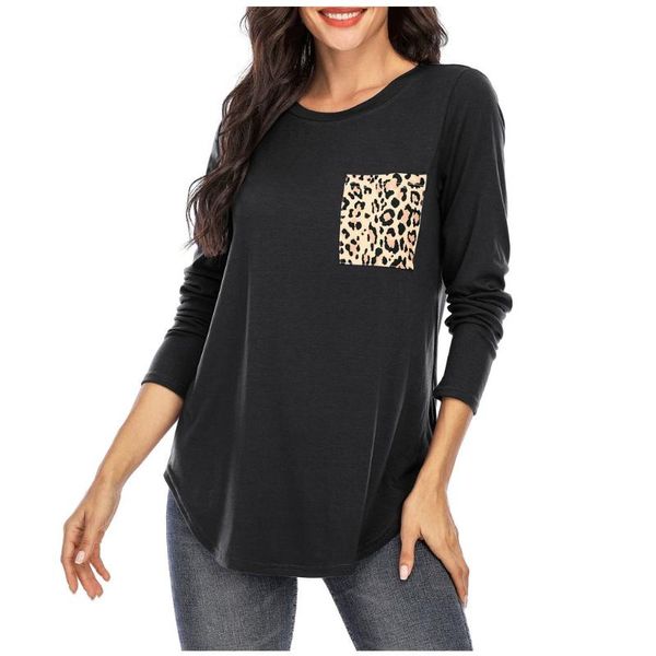 fashion leopard tunic blouse shirt pocket loose o-neck tee casual autumn ladies female women long sleeve blusas pullover women's blous, White
fashion leopard tunic blouse shirt pocket loose o-neck tee casual autumn ladies female women long sleeve blusas pullover women's blous, White