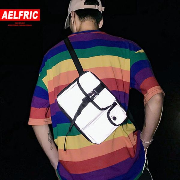 fashion men waist bag reflective streetwear women chest hip hop messenger bags travel pouch belt tactical pack
fashion men waist bag reflective streetwear women chest hip hop messenger bags travel pouch belt tactical pack