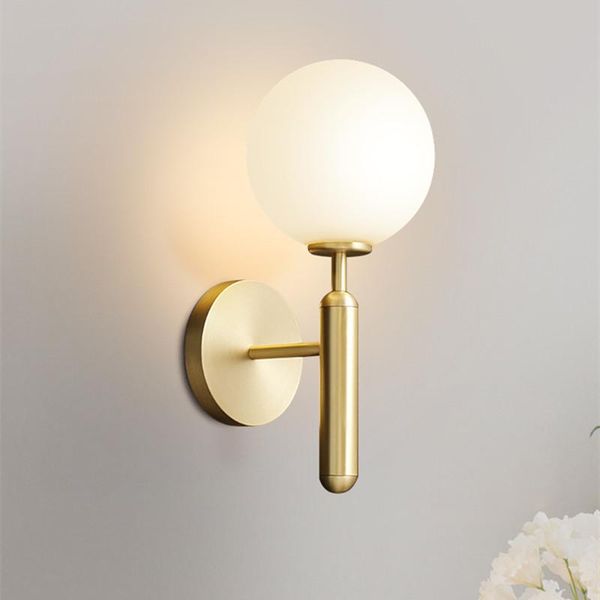 wall lamp all copper north europe living room background corridor post modern simple luxury ball warm
wall lamp all copper north europe living room background corridor post modern simple luxury ball warm