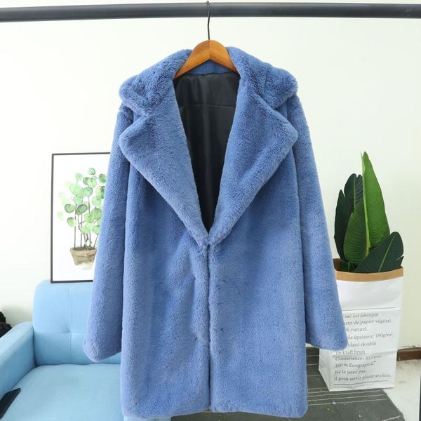 women's fur & faux women winter blue coat long loose warm thick fake coats girls oversized overcoat windbreaker female outerwear 4xl, Black
women's fur & faux women winter blue coat long loose warm thick fake coats girls oversized overcoat windbreaker female outerwear 4xl, Black