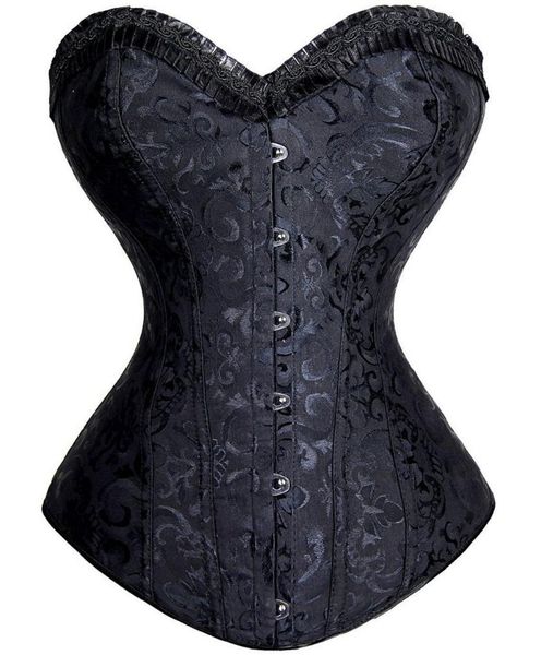 bustiers & corsets s-6xl women's steampunk corset spiral steel boned lace up overbust bustier white black waist cincher gotico party&we, Black;white
bustiers & corsets s-6xl women's steampunk corset spiral steel boned lace up overbust bustier white black waist cincher gotico party&we, Black;white