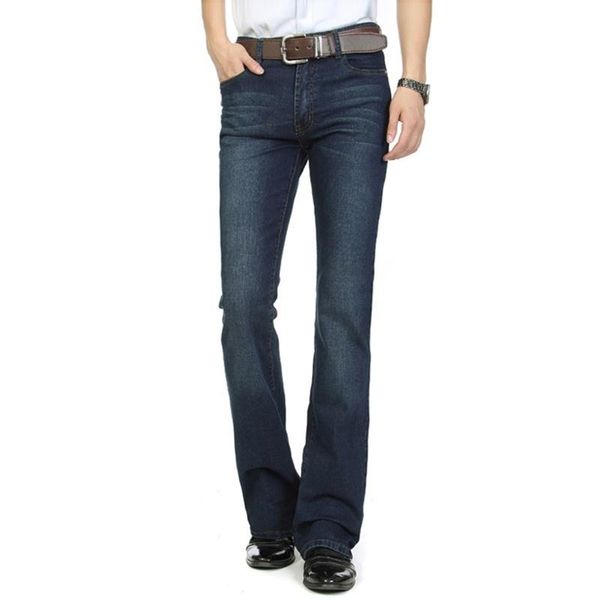 men's jeans solid long flared streetwear casual male denim pants teen vintage bell bottoms trousers, Blue
men's jeans solid long flared streetwear casual male denim pants teen vintage bell bottoms trousers, Blue
