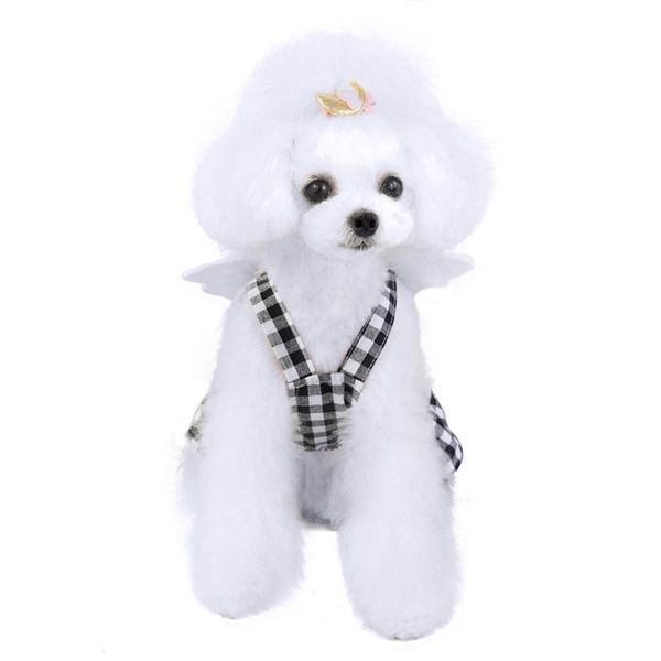 dog apparel pet dress cotton angel lattice princess style breathable skirt puppy summer clothing costume 
dog apparel pet dress cotton angel lattice princess style breathable skirt puppy summer clothing costume