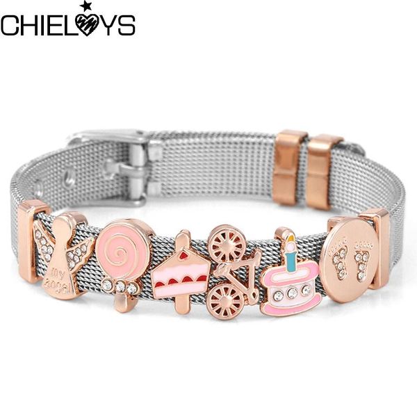 link, chain 2021 trend santa claus slide charm beads bracelet fit 10mm stainless steel mesh bracelets for women men christmas jewelry gift, Black
link, chain 2021 trend santa claus slide charm beads bracelet fit 10mm stainless steel mesh bracelets for women men christmas jewelry gift, Black