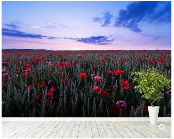custom floral wallpaper,red poppies natural landscape mural for living room bedroom bar ktv background wallpaper papel de parede wallpapers
custom floral wallpaper,red poppies natural landscape mural for living room bedroom bar ktv background wallpaper papel de parede wallpapers