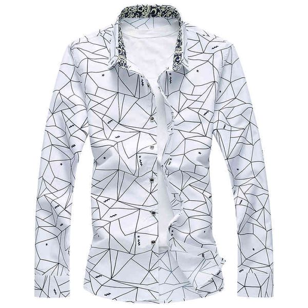 6xl shirt men autumn button down geometric printing long sleeve casual shirts plus size camisa social masculina, White;black
6xl shirt men autumn button down geometric printing long sleeve casual shirts plus size camisa social masculina, White;black