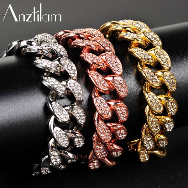 20mm hip hop bling cuban chain iced out bracelet for men miami link hand chain for women goth jewelry, Black
20mm hip hop bling cuban chain iced out bracelet for men miami link hand chain for women goth jewelry, Black