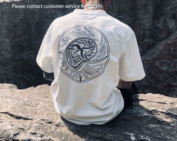 summer t shirt men's and women's short sleeve, White;black