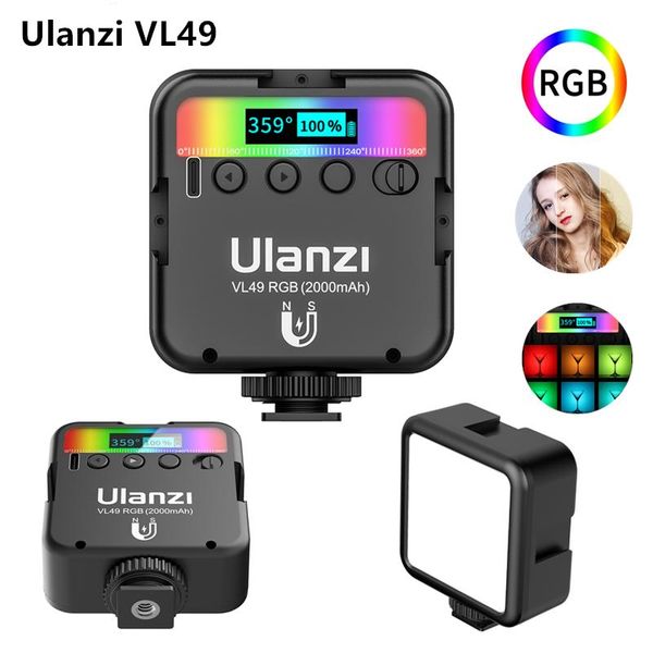 ulanzi vl49 mini rgb video light lighting for pography 2000mah 5500k zoom pographic led camera vlog fill flash heads
ulanzi vl49 mini rgb video light lighting for pography 2000mah 5500k zoom pographic led camera vlog fill flash heads