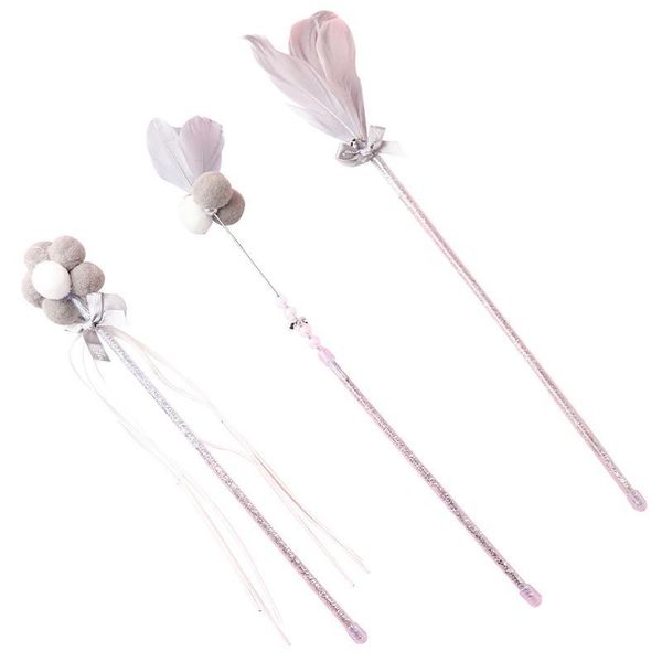 cat toys 3pcs/set interactive feather toy teaser stick wand play funny training scratcher pet supplies
cat toys 3pcs/set interactive feather toy teaser stick wand play funny training scratcher pet supplies