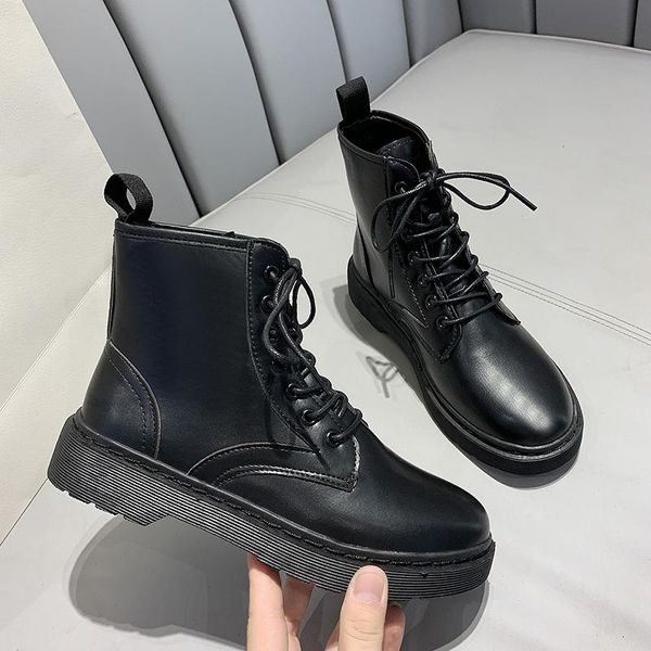 boots winter shoes women round toe flats black leather platform for woman snow female plush botas mujer hembra 2021
boots winter shoes women round toe flats black leather platform for woman snow female plush botas mujer hembra 2021