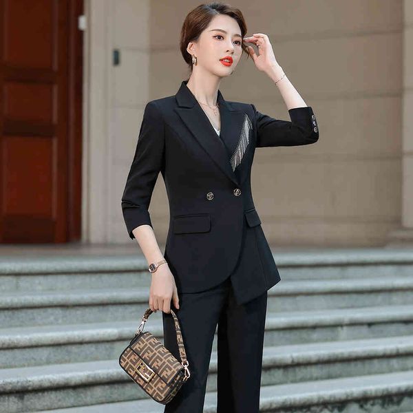 pant more recent ladies business suits black design suit 2 piece asymmetrical female blazer set jacket and pants, White
pant more recent ladies business suits black design suit 2 piece asymmetrical female blazer set jacket and pants, White