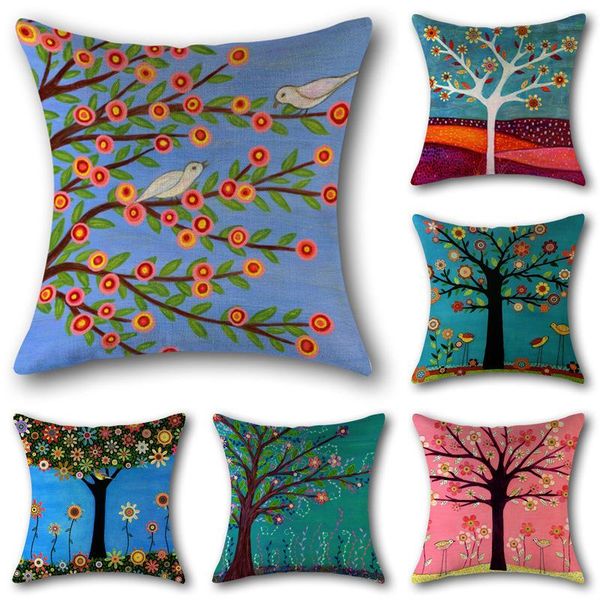 oil painting flowers birds linen pillows home decoration living room sofa cushion cover bedside backrest pillowcase cushion/decorative pillo
oil painting flowers birds linen pillows home decoration living room sofa cushion cover bedside backrest pillowcase cushion/decorative pillo