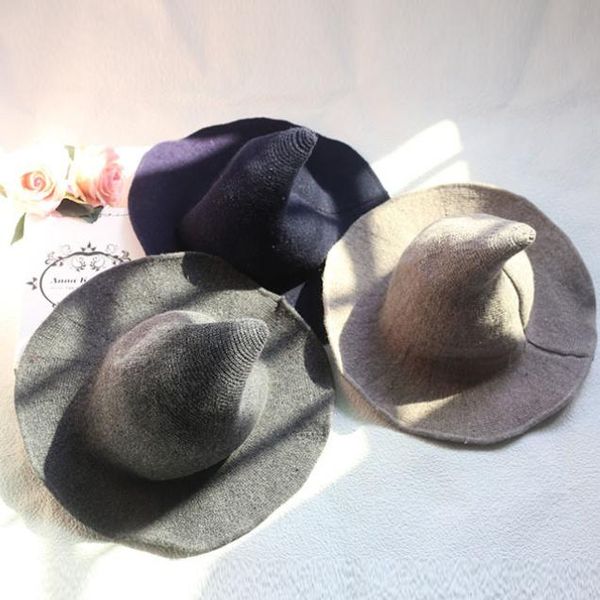 party hats halloween witch hats, men's and women's wool knitted fashionable solid color diversified gifts for girlfriend,
party hats halloween witch hats, men's and women's wool knitted fashionable solid color diversified gifts for girlfriend,
