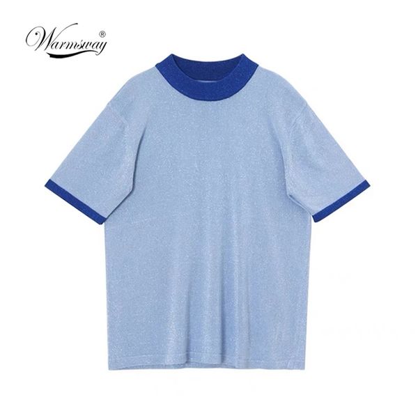 summer glitter t shirt women knitted casual short sleeves op o-neck shiny slim kintwear female basic b-006 210522, White
summer glitter t shirt women knitted casual short sleeves op o-neck shiny slim kintwear female basic b-006 210522, White