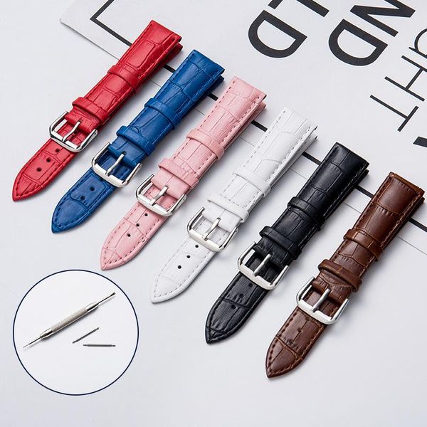 watch bands 20mm 22mm genuine leather watchband for women's watches stainless steel pin buckle wrist strap accessories, Black;brown
watch bands 20mm 22mm genuine leather watchband for women's watches stainless steel pin buckle wrist strap accessories, Black;brown