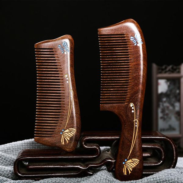 hair brushes 1pcs massage combs natural gold sandalwood dense tooth butterfly painted wood comb head massager pocket gift for women, Silver
hair brushes 1pcs massage combs natural gold sandalwood dense tooth butterfly painted wood comb head massager pocket gift for women, Silver