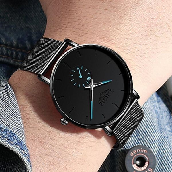 relogio masculino 2021 lige fashion thin mens watches quartz watch for man casual waterproof sport wristwatches, Slivery;brown
relogio masculino 2021 lige fashion thin mens watches quartz watch for man casual waterproof sport wristwatches, Slivery;brown