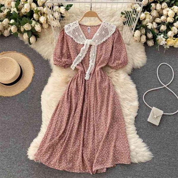 women's summer fashion round neck short sleeve floral print a-line casual dress korean vintage vestidos s390 210527, Black;gray
women's summer fashion round neck short sleeve floral print a-line casual dress korean vintage vestidos s390 210527, Black;gray