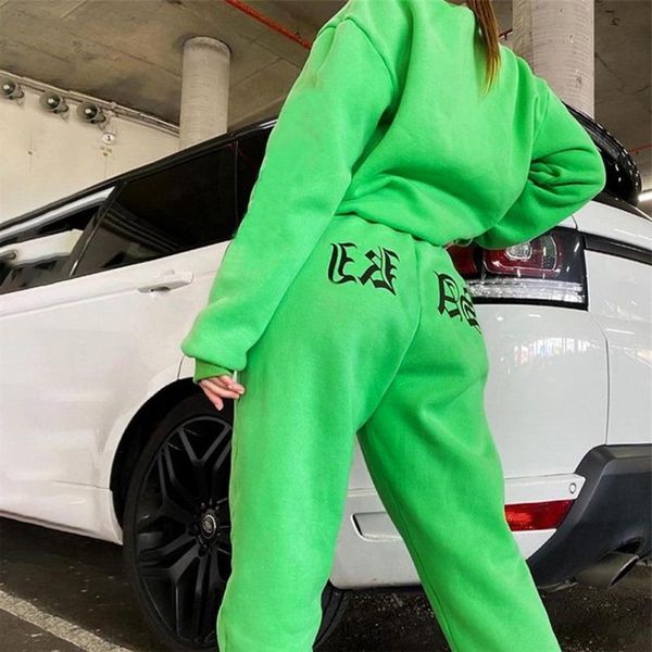 women's two piece pants 2021 print tracksuit 2 set women oversize hoodies sweatshirt sweatpants joggers sport pant suits femme outfits, White
women's two piece pants 2021 print tracksuit 2 set women oversize hoodies sweatshirt sweatpants joggers sport pant suits femme outfits, White