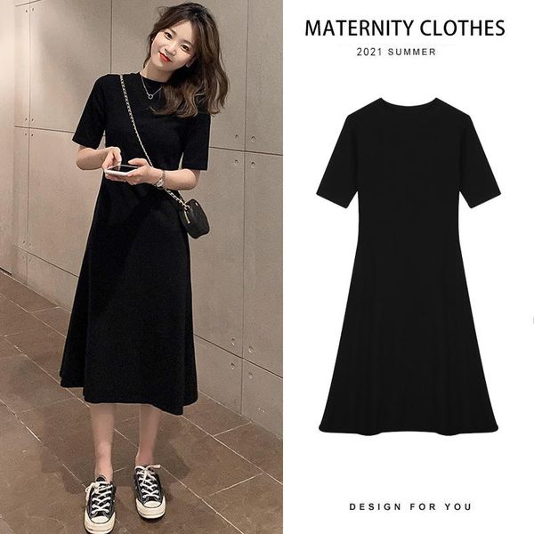 maternity dresses 324 # dress summer short sleeves cotton solid color loose fashion plus size midi pregnant women, White
maternity dresses 324 # dress summer short sleeves cotton solid color loose fashion plus size midi pregnant women, White