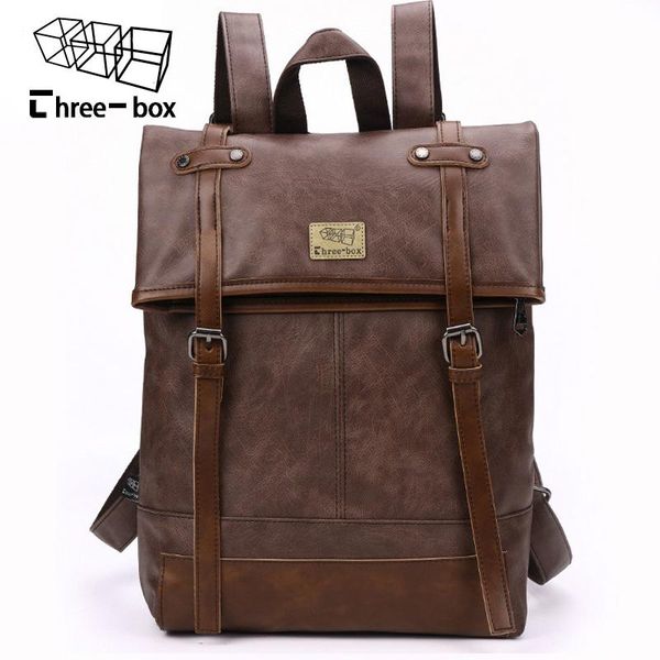 backpack three box brand design men women retro casual travel male cross back office 14-inch lapstudent school bag
backpack three box brand design men women retro casual travel male cross back office 14-inch lapstudent school bag