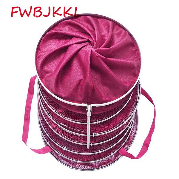 fishing accessories diameter 25/33/40cm length 2m double stainless steel ring 5 layer collapsible fish net squid bait trap dip gift bag
fishing accessories diameter 25/33/40cm length 2m double stainless steel ring 5 layer collapsible fish net squid bait trap dip gift bag
