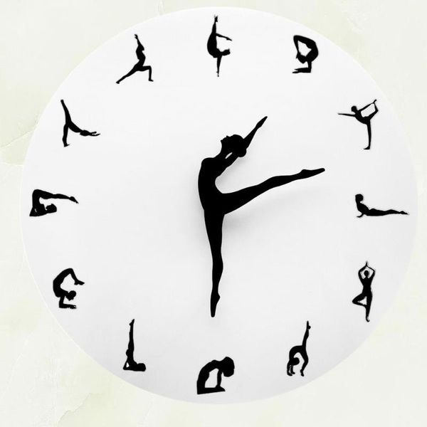 1pc yoga posture wall clock mute diy hanging decoration creative time displayer without battery clocks
1pc yoga posture wall clock mute diy hanging decoration creative time displayer without battery clocks