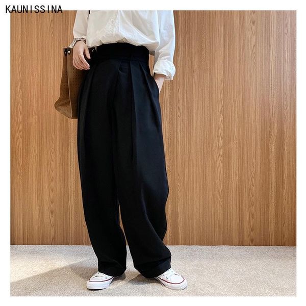 women's pants & capris wide leg autumn and winter high waist harem chic loose casual slanting placket trousers blazer, Black;white
women's pants & capris wide leg autumn and winter high waist harem chic loose casual slanting placket trousers blazer, Black;white
