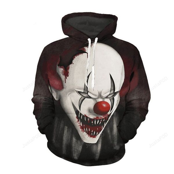 halloween men's 3d printing devil pattern hoodie horror clown visual impact punk gothic party round neck high-quality sweatshirt, Black
halloween men's 3d printing devil pattern hoodie horror clown visual impact punk gothic party round neck high-quality sweatshirt, Black