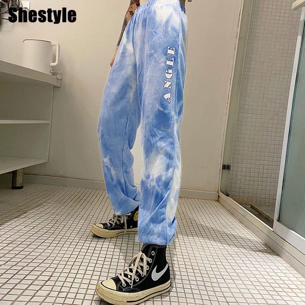 women's pants & capris shestyle tie dye print loose casual streetwear blue elastic waist pocket cool women dancing pant letter autumn j, Black;white
women's pants & capris shestyle tie dye print loose casual streetwear blue elastic waist pocket cool women dancing pant letter autumn j, Black;white
