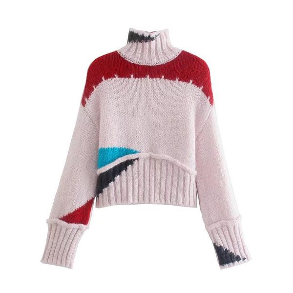women's sweaters the europe and united states in autumn wind dress 2021 spell color knit sweater, 5846, White;black
women's sweaters the europe and united states in autumn wind dress 2021 spell color knit sweater, 5846, White;black