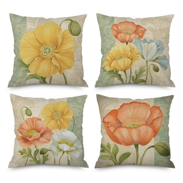 cushion/decorative pillow linen cover american flower cushion green mosaic home decor
cushion/decorative pillow linen cover american flower cushion green mosaic home decor