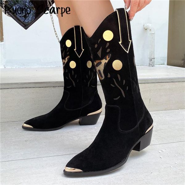 boots metal toe women med natural suede leather patchwork leopard fashion chunky heel western cowboy shoes cowgirl 76cm, Black
boots metal toe women med natural suede leather patchwork leopard fashion chunky heel western cowboy shoes cowgirl 76cm, Black