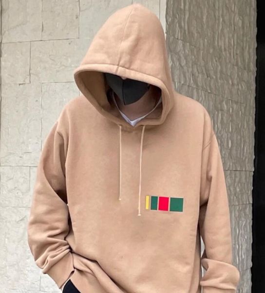 

Mens Women Designer Hoodies Fashion Letters Print Hood Sweatshirts for Men Women Cotton Blend Hoodie Streetwear Hiphop Clothing High Quality, Khaki