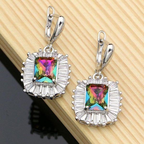 dangle & chandelier handmade rainbow cubic zirconia earrings for bridal womenstone fashion jewelry drop, Silver
dangle & chandelier handmade rainbow cubic zirconia earrings for bridal womenstone fashion jewelry drop, Silver