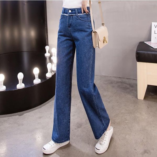 women's jeans plus size high waist wide leg straight loose for women s l xl 2xl 3xl 4xl 5xl, Blue
women's jeans plus size high waist wide leg straight loose for women s l xl 2xl 3xl 4xl 5xl, Blue