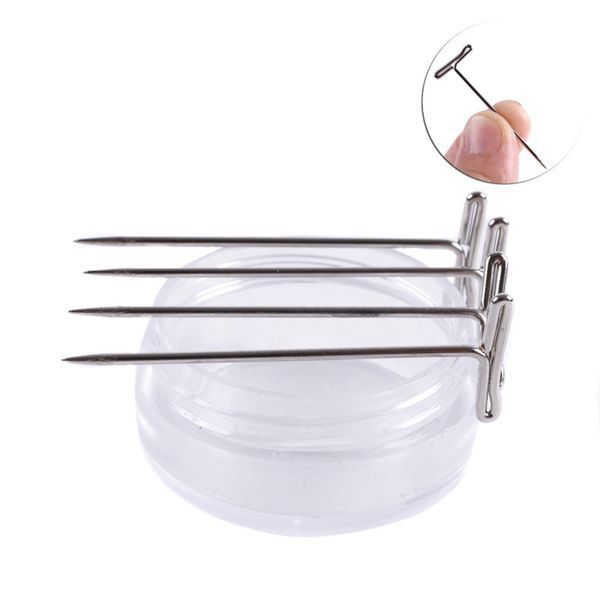 100pcs/set t-pins (45mm) for wig hair on foam head style t pin needle brazilian indian mannequin heads type sewing hairs salon 1048
100pcs/set t-pins (45mm) for wig hair on foam head style t pin needle brazilian indian mannequin heads type sewing hairs salon 1048
